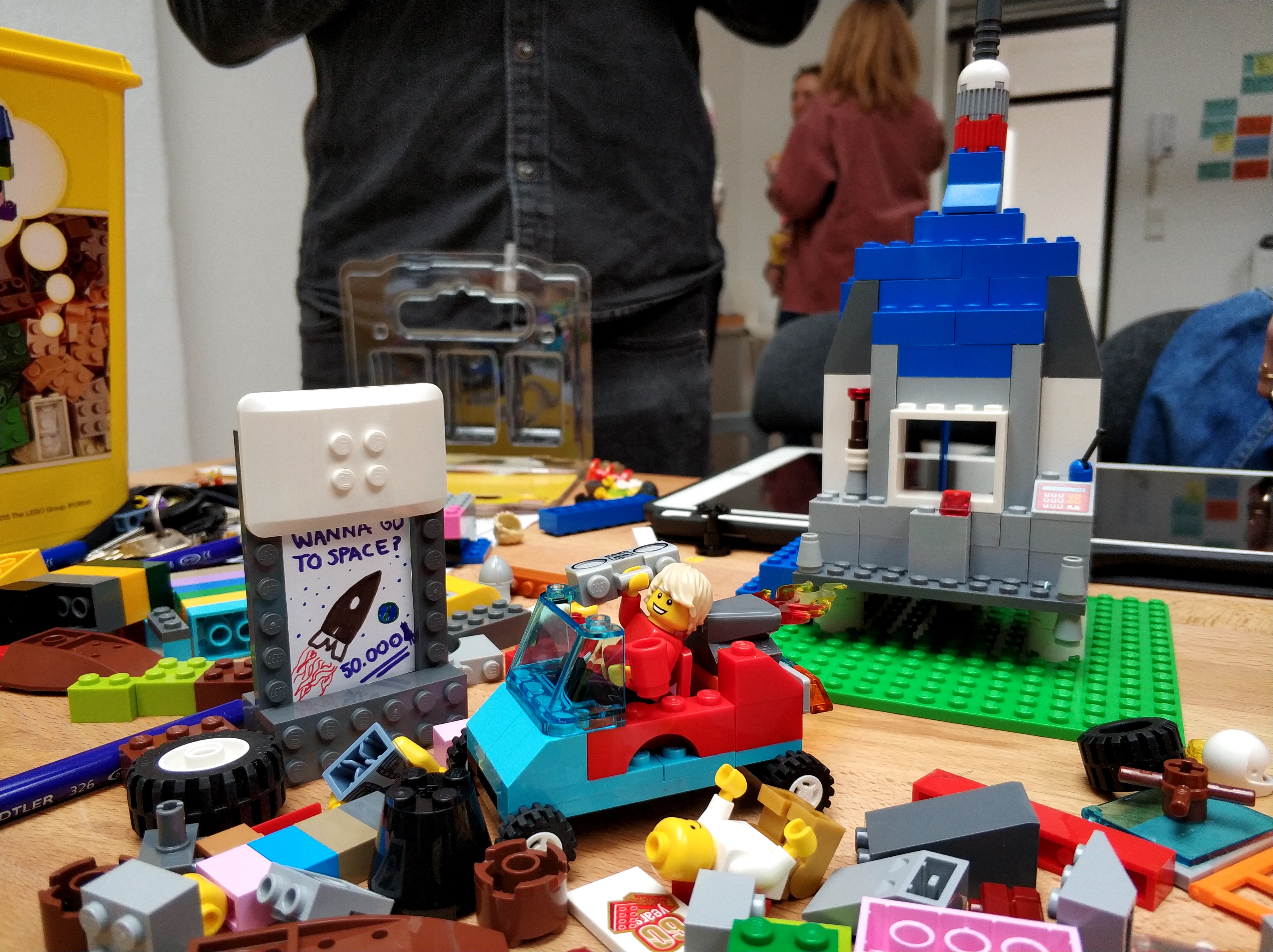 Strengthening our storytelling with Legos – space station.